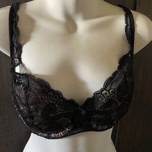 Playtex Elegant Black Lace Bra size 36C